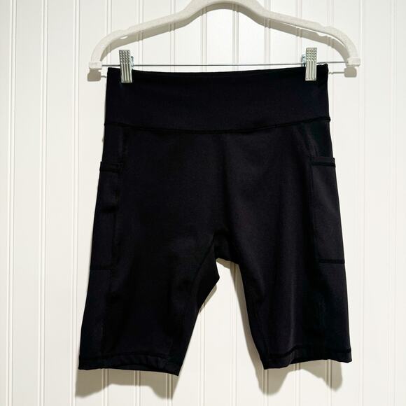 Tomboy X Spark High Waist Pocket Bike Shorts Black Size Medium - Picture 2 of 5
